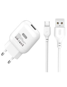 XO L37 Pack Cargador de Corriente USB + Cable USB a MicroUSB