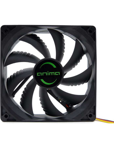 Tacens Anima AF8 Ventilador 80mm - Carcasa y Aspas Negras - Velocidad Max. 1800rpm