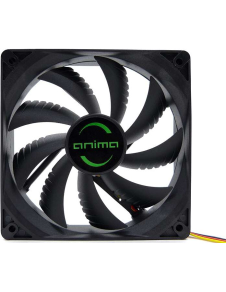 Tacens Anima AF8 Ventilador 80mm - Carcasa y Aspas Negras - Velocidad Max. 1800rpm
