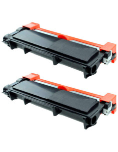 Brother TN2320/TN2310 Negro Pack de 2 Cartuchos de Toner Genericos