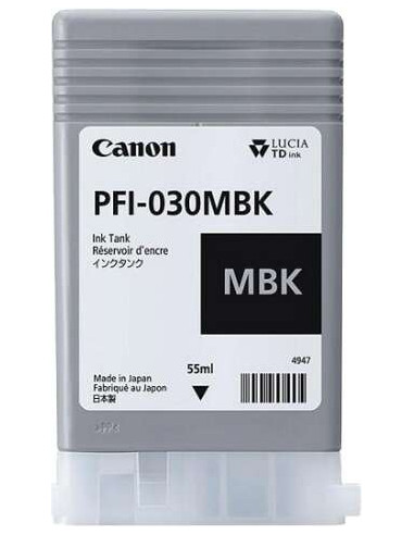 Canon PFI030 Negro Mate Cartucho de Tinta Original - 3488C001