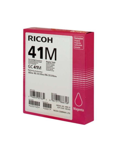 Ricoh GC41 Magenta Cartucho de Gel Original - 405763