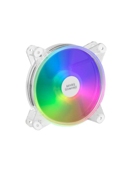 Mars Gaming Ventilador 120mm - Iluminacion RGB - Velocidad Max. 1100rpm