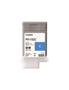 Canon PFI102 Cyan Cartucho de Tinta Original - 0896B001/PFI-102C