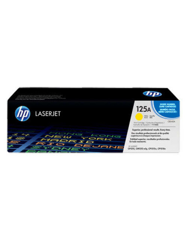HP CB542A Amarillo Cartucho de Toner Original - 125A