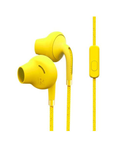 Energy Sistem Auriculares Style 2+ - Graves Profundos - Microfono - Control de Conversacion - Dual Length - Color Amarillo