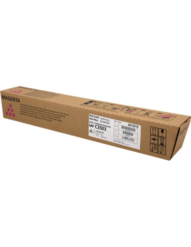 Ricoh Aficio MP-C3003/MP-C3004/MP-C3503/MP-C3504/MP-C4504/MP-C5504/MP-C6004 Amarillo Cartucho de Toner Original - 841818/841814