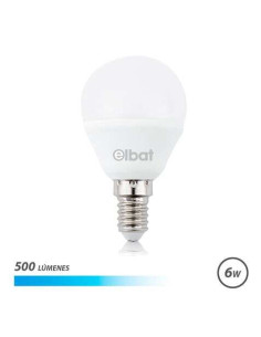 Elbat Bombilla LED G45 - 6W - 500Lm - E14 - Luz Blanca
