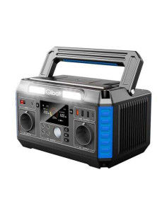 Elbat Generador de Energia Portatil - 600W - Bateria de Litio - Display LED - Carga Solar - Accesorios Incluidos - Puertos de Sa