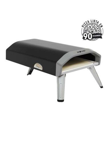 Muvip Horno de Gas Portatil para Pizzas - Color Negro