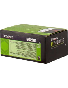 Lexmark CX310/CX410/CX510 Negro Cartucho de Toner Original - 80C2SK0/80C2SKE/802SK