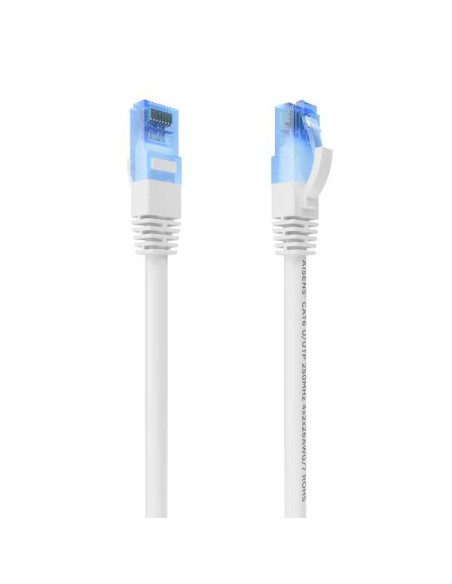 Aisens Cable de Red Latiguillo RJ45 Cat.6 UTP AWG26 CCA - 25cm - Color Blanco