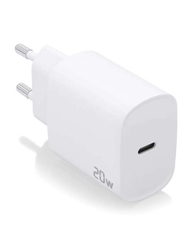 Aisens Cargador USB-C PD3.0 1 Puerto 1xUSB-C 20W - Color Blanco