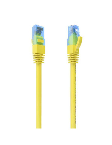 Aisens Cable de Red Latiguillo RJ45 Cat.6 UTP AWG26 CCA - 1.0m - Color Amarillo