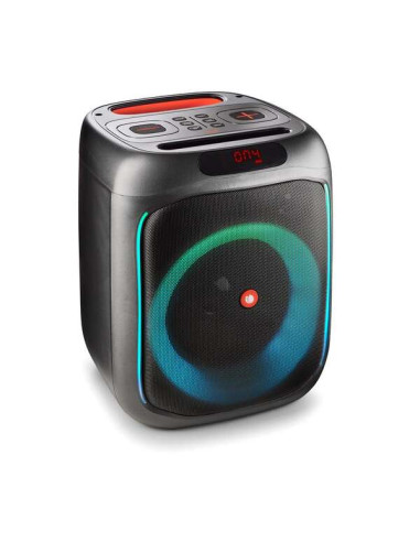 NGS Wild Swag Altavoz Portatil 80W TWS Bluetooth 5.0 - Autonomia hasta 10h - USB y Aux In - Iluminacion LED - Color Negro