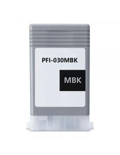 Canon PFI030 Negro Mate Cartucho de Tinta Pigmentada Generico - Reemplaza 3488C001