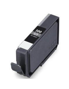 Canon PFI300 Gris Cartucho de Tinta Pigmentada Generico - Reemplaza 4200C001/PFI-300GY