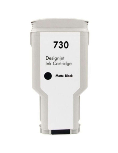 HP 730 Negro Mate Cartucho de Tinta Generico - Reemplaza P2V71A/P2V65A