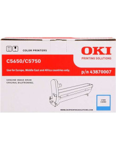 OKI C5650/C5750 Cyan Tambor de Imagen Original - 43870007 (Drum)