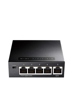 Cudy GS105 Switch 5 Puertos Gigabit Adaptables 10/100/1000 Mbps