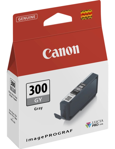 Canon PFI300 Gris Cartucho de Tinta Original - 4200C001/PFI300GY