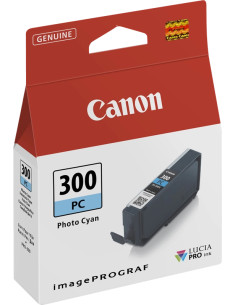 Canon PFI300 Cyan Photo Cartucho de Tinta Original - 4197C001/PFI300PC