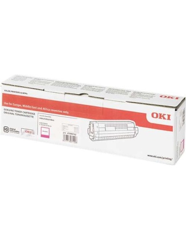 OKI C824/C834/C844 Magenta Cartucho de Toner Original - 47095702