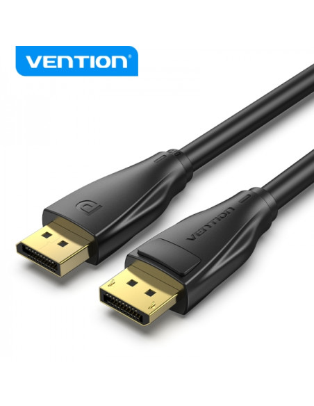 Vention Cable Displayport Macho a Displayport Macho 1.4 8K - 1.5m - Color Negro