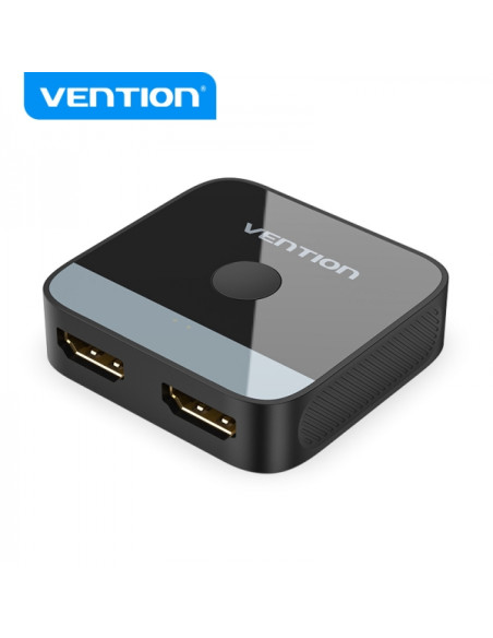 Vention Switch/Splitter HDMI Hembra a 2x HDMI Hembra 4K Bidireccional - Color Negro