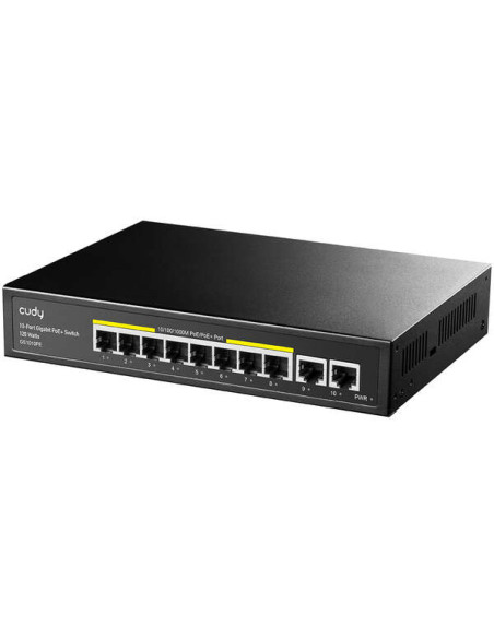 Cudy GS1010PE Switch Gigabit PoE+ de 10 Puertos