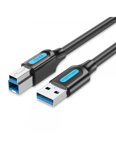 Vention Cable USB-B 3.0 Macho a USB Macho - 3m - Color Negro