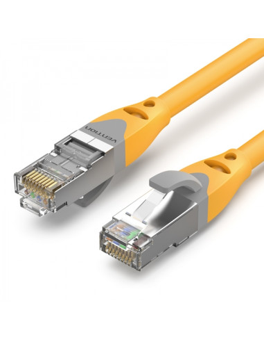 Vention Cable de Red SFTP RJ45 Cat.6a - 8m - Color Amarillo