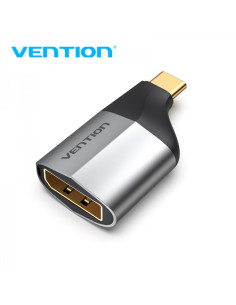 Vention Adaptador USB-C Macho a DisplayPort Hembra - Color Gris