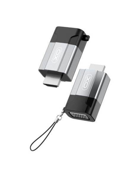 XO Adaptador HDMI - Soporta hasta 1080P - Aluminio - Color Negro