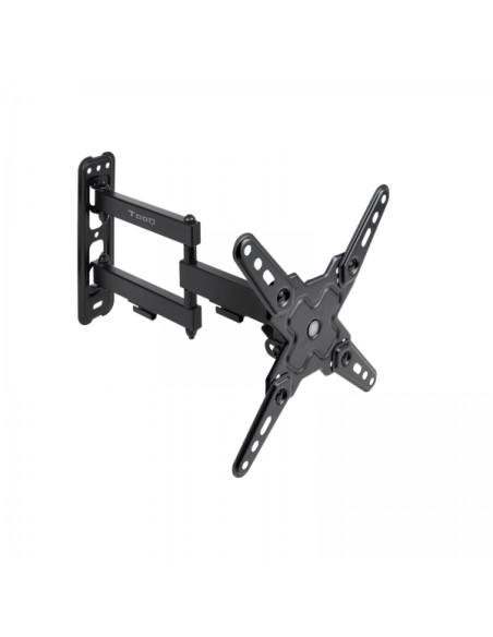 Tooq Soporte de Pared con Brazo Articulado para Pantallas de 13"-43" - Giratorio e Inclinable - Gestion de Cables - Peso Max 2