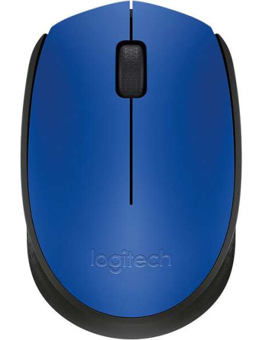 Logitech M171 Raton Inalambrico 1000dpi - 3 Botones - Uso Ambidiestro - Color Azul