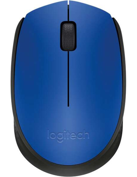 Logitech M171 Raton Inalambrico 1000dpi - 3 Botones - Uso Ambidiestro - Color Azul