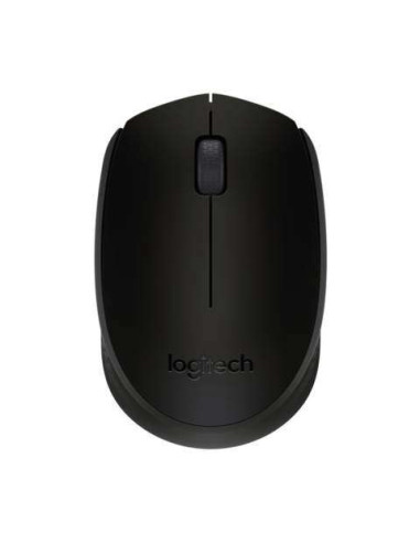 Logitech B170 Raton Inalambrico 1000dpi - 3 Botones - Uso Ambidiestro - Color Negro