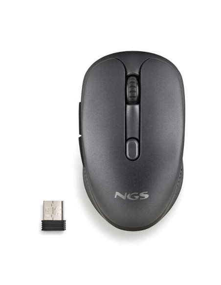 NGS Evo Rust Black Raton Inalambrico USB 1600dpi - 5 Botones - Recargable - Uso Diestro