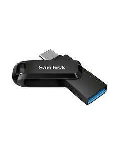 Sandisk Ultra Dual Drive Go Memoria USB-C y USB-A 64GB - Hasta 150MB/s de Lectura - Color Negro (Pendrive)