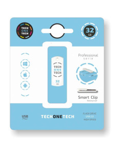 TechOneTech Pro Smart Clip Memoria USB 2.0 32GB (Pendrive)