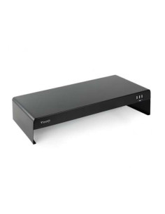 Tooq Soporte Elevador para Monitor o Portatil - 3x USB 2.0 - Peso Max. 20kg - Color Negro