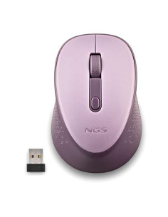 NGS Dew Lilac Raton Inalambrico USB 1600dpi - 3 Botones - Uso Diestro - Color Lila
