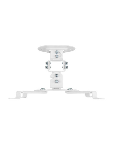 Aisens Soporte Universal Giratorio - Inclinable de Techo para Proyector - Hasta 13.5Kg - Color Blanco