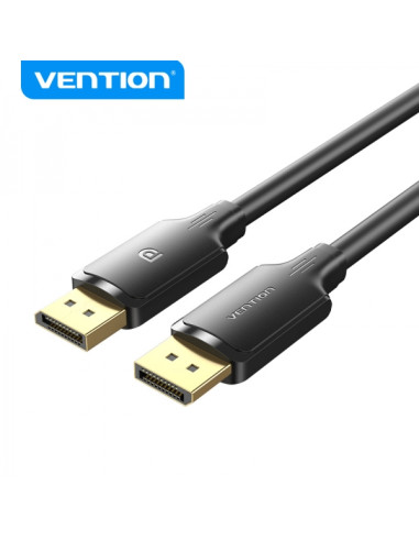 Vention Cable DisplayPort Macho a DisplayPort Macho 4K - 1.5m - Color Negro
