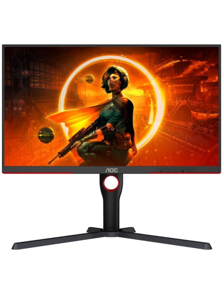 Monitor Gaming AOC Q27G3XMN/BK 31.5"/ QHD/ 1ms/ 180Hz/ VA/ Regulable en altura/ Negro