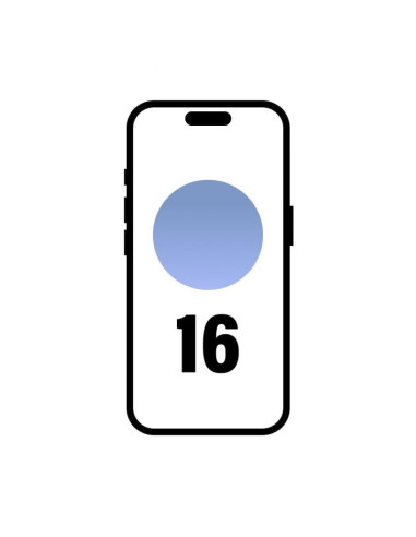 Smartphone Apple iPhone 16 256GB/ 6.1"/ 5G/ Azul Ultramar