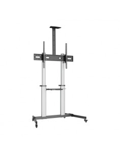Aisens Pro Soporte de Suelo con Ruedas para TV 60 -100  - Aluminio Alta Resistencia - Vesa Maximo 1000x600mm - Carga Maxima 100K