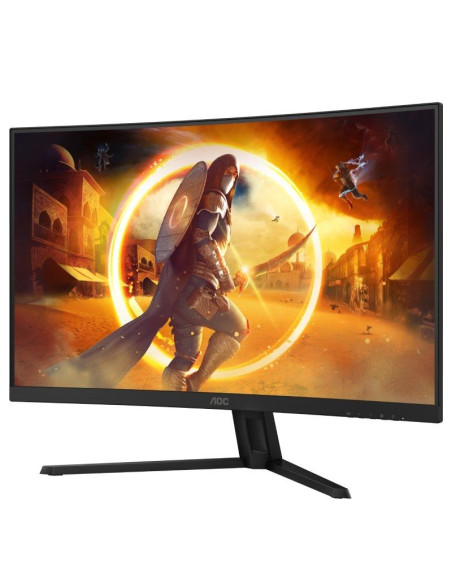 Monitor Gaming Curvo AOC CQ32G4VE 31.5"/ QHD/ 0.5ms/ 180Hz/ VA/ Negro