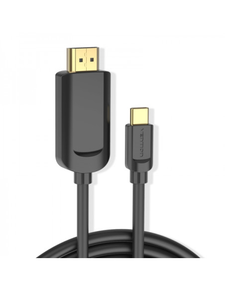 Vention Cable Conversor USB-C Macho a HDMI Macho 4K 1.4 - 2m - Color Negro